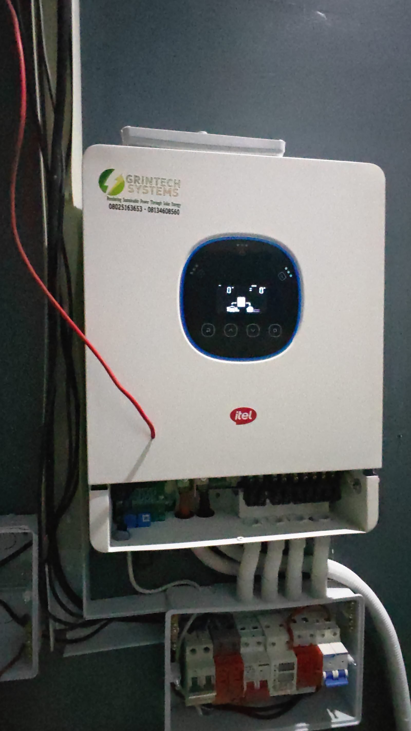 Itel inverter with Grintech branding