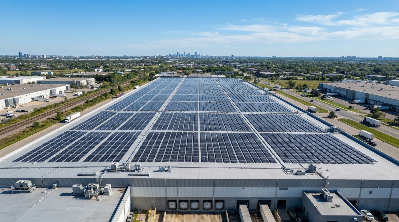 Solar panel installation